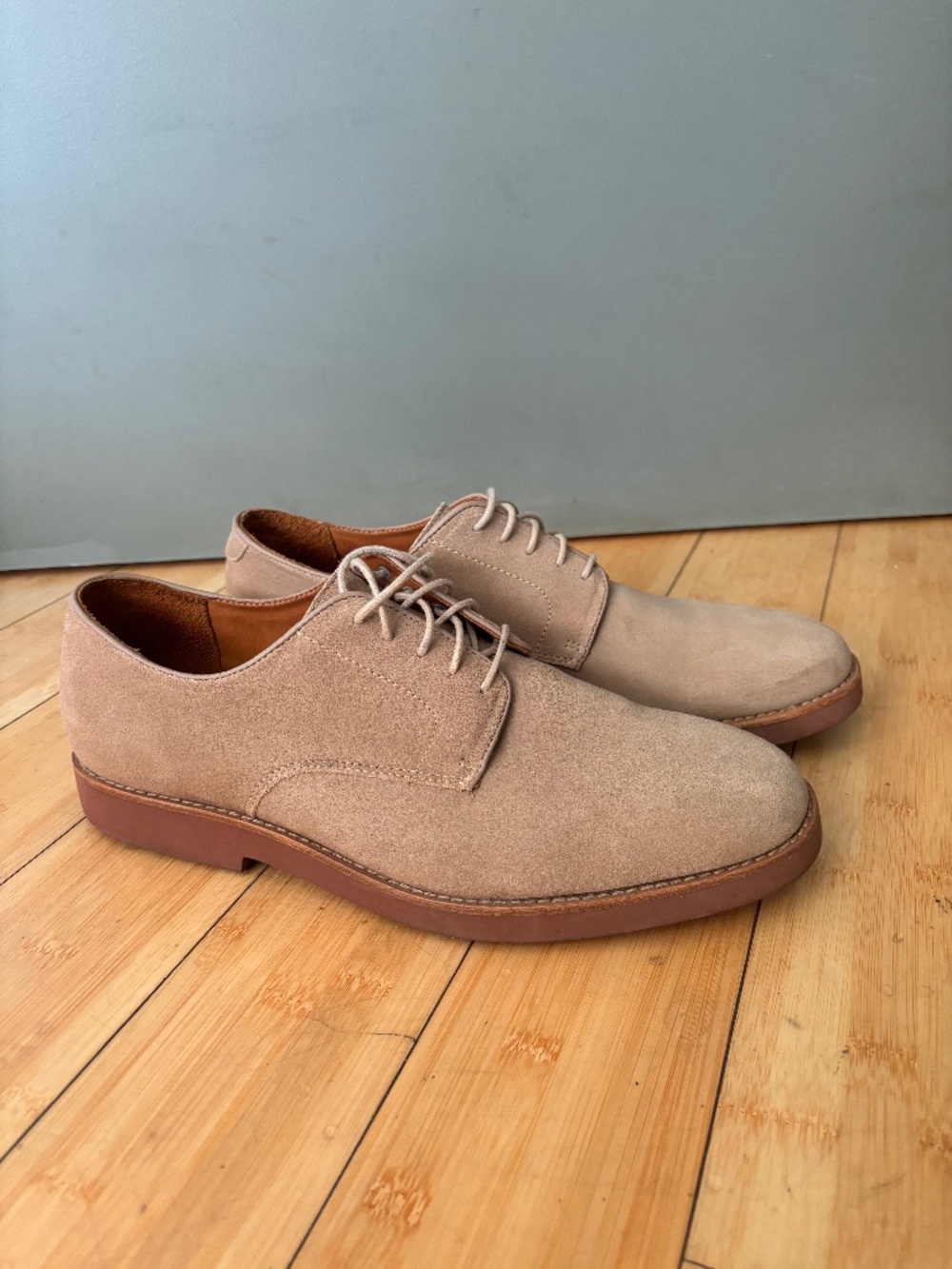 J. Crew Factory Suede Lace Shoes Size M 10.5